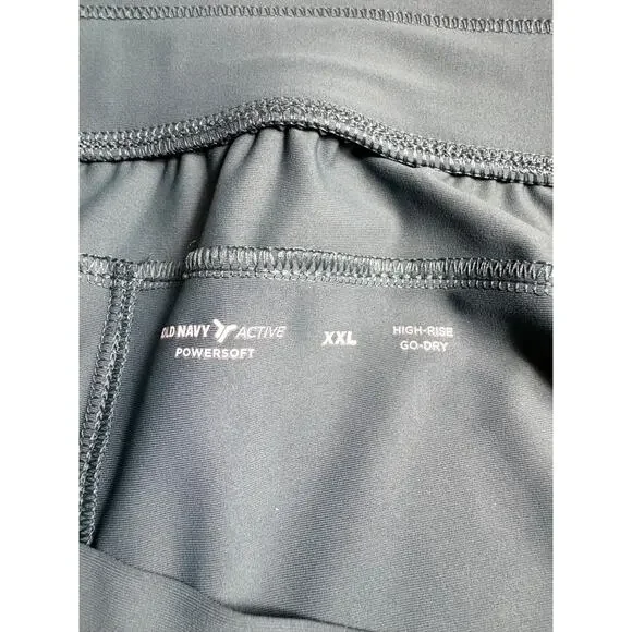 Old Navy Active High-Waisted Powersoft Loose Shorts Green Size XXL - Picture 3 of 7